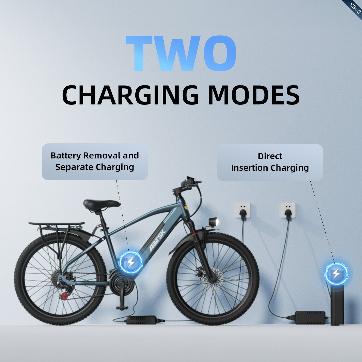 Aairsk S800 Electric City Bike Blue product detail 5