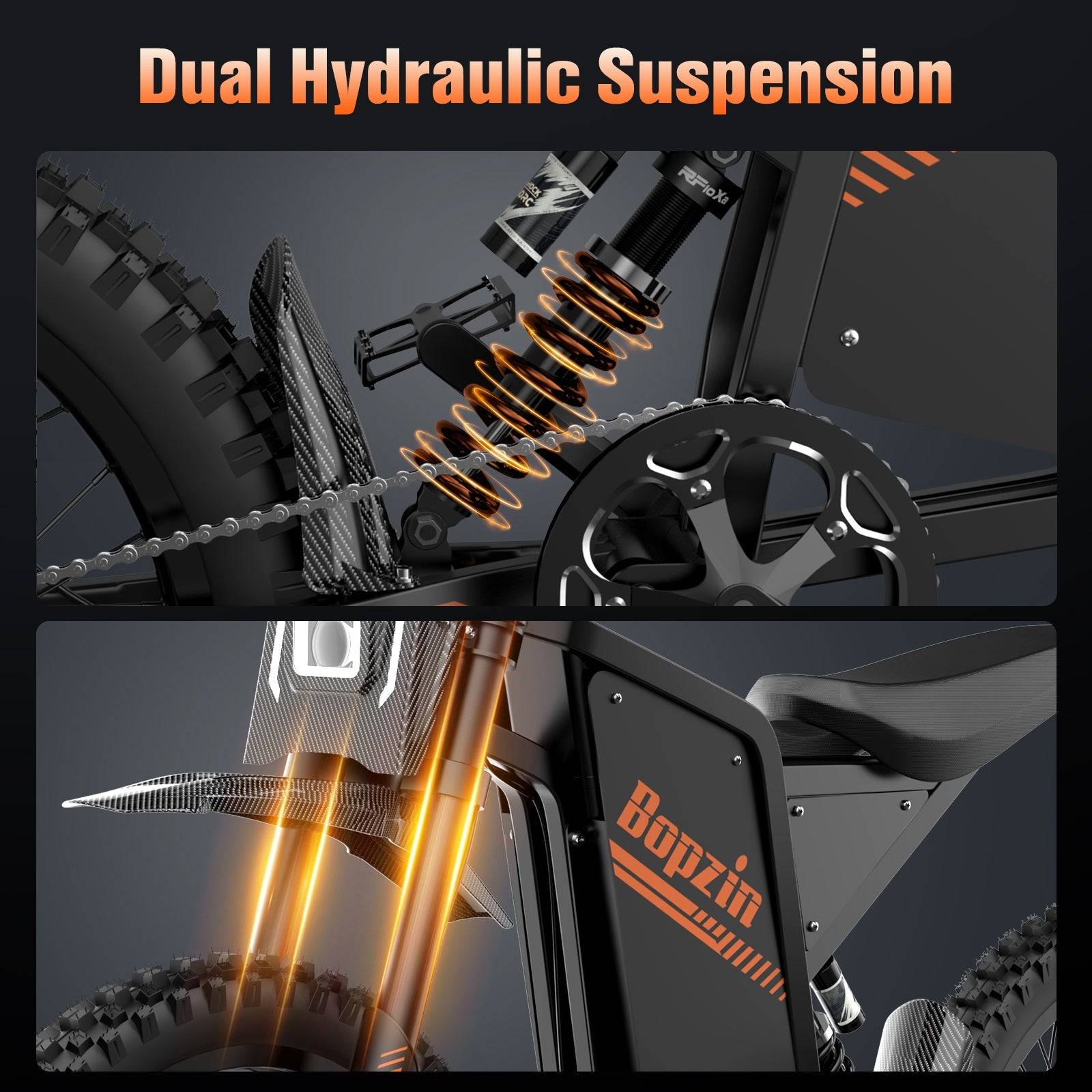 Boozing Q8 Electric Bike Bopzin