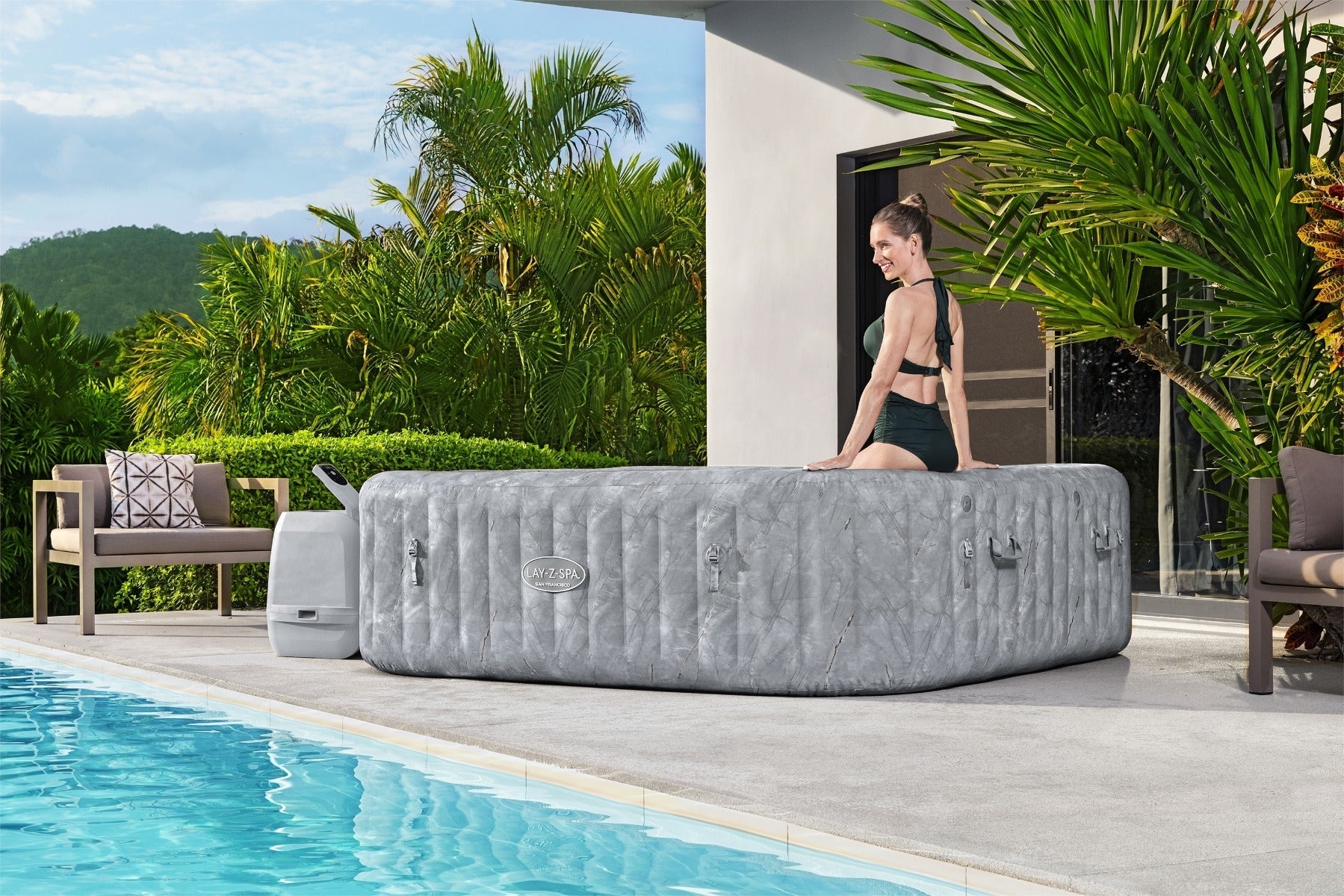 Lay-Z-Spa San Francisco EnergySense® Smart Luxe HydroJet Pro™ - official product image 15