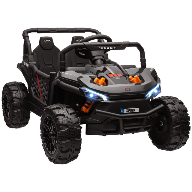 AIYAPLAY 12V Kids Ride-On Truck - Black