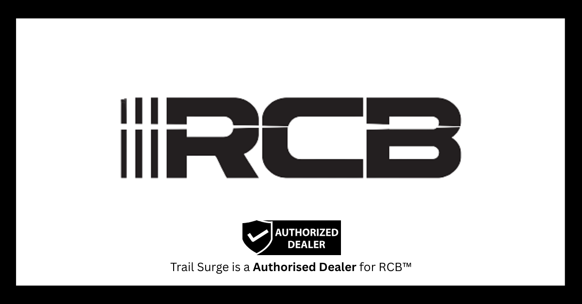 RCB logo with 'Authorized Dealer' badge on a white background