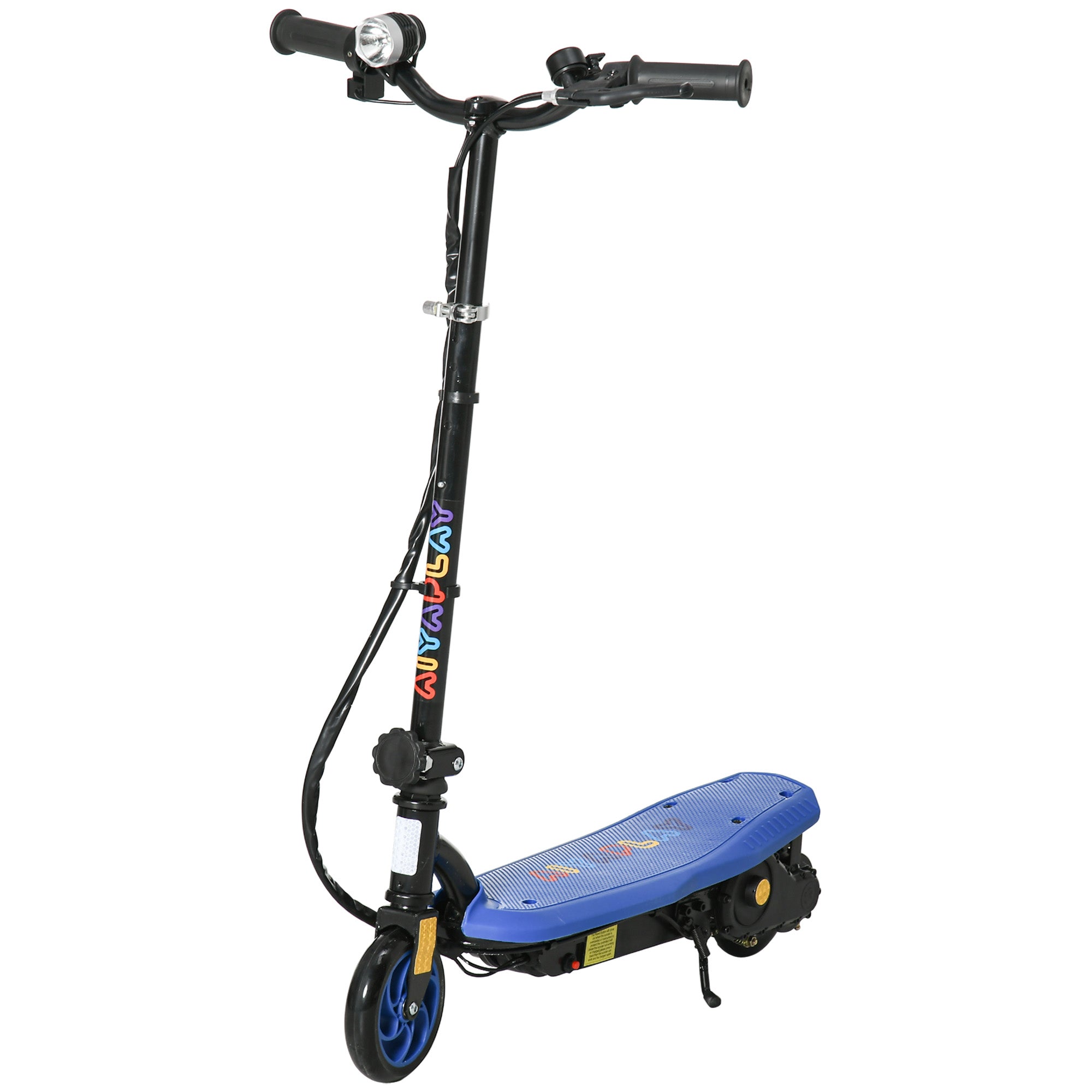 HOMCOM Kids Electric Scooter with LED Lights - Blue