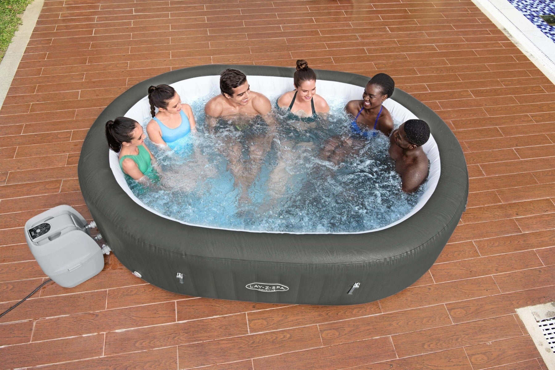 Lay-Z-Spa Mauritius Smart AirJet Hot Tub - official product image 5