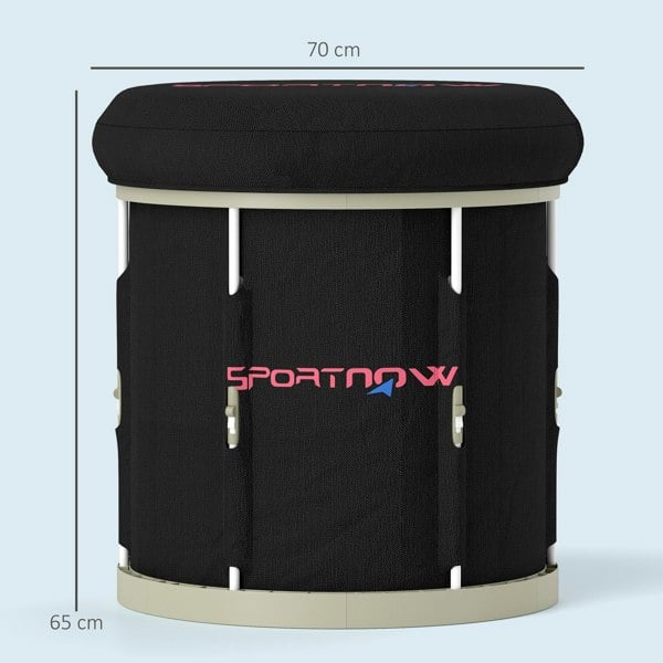 SPORTNOW 210L ice bath tub dimensions 70cm by 65cm