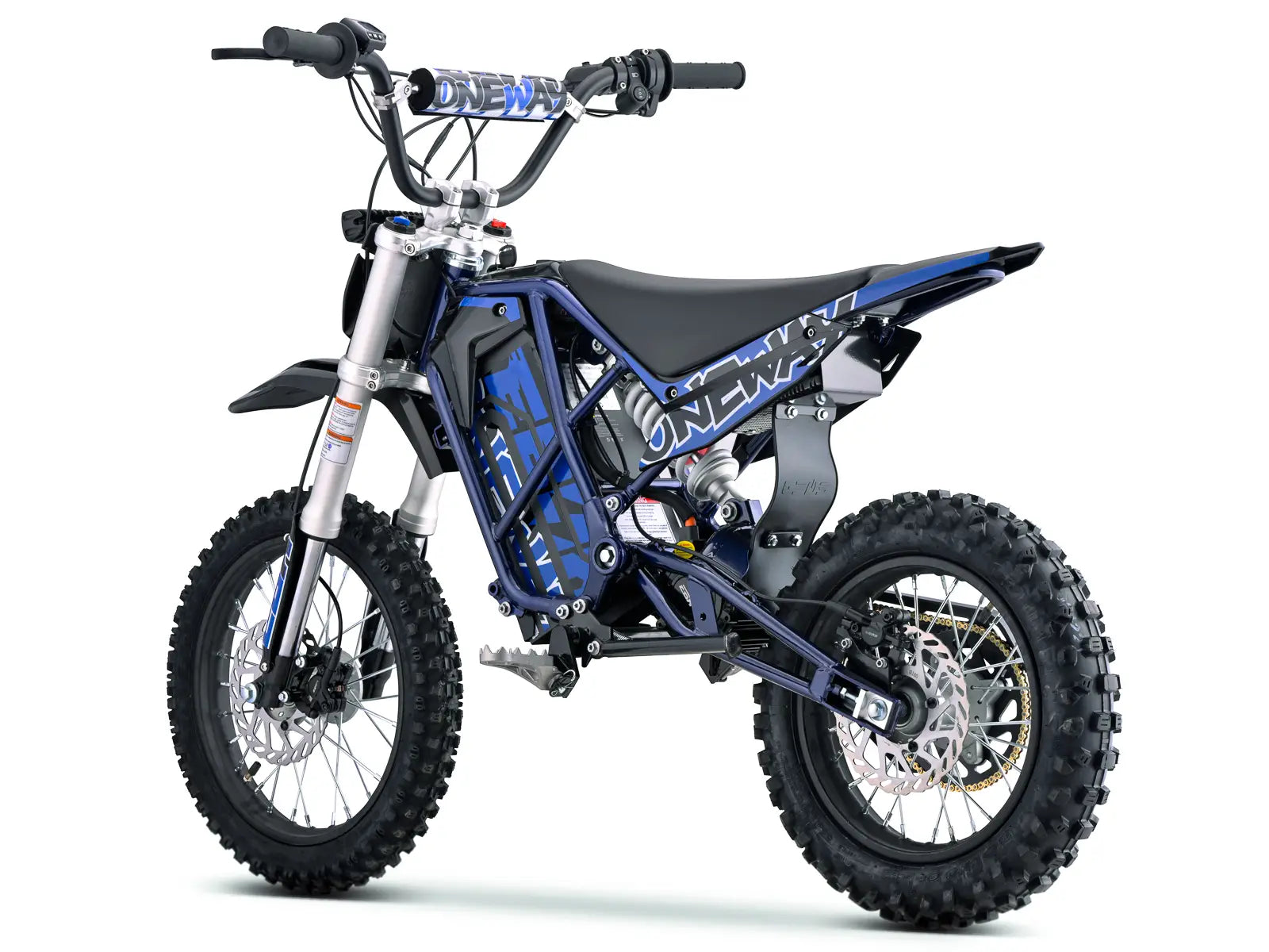 EBOX V3 72 RS electric dirt bike in Oneway Blue