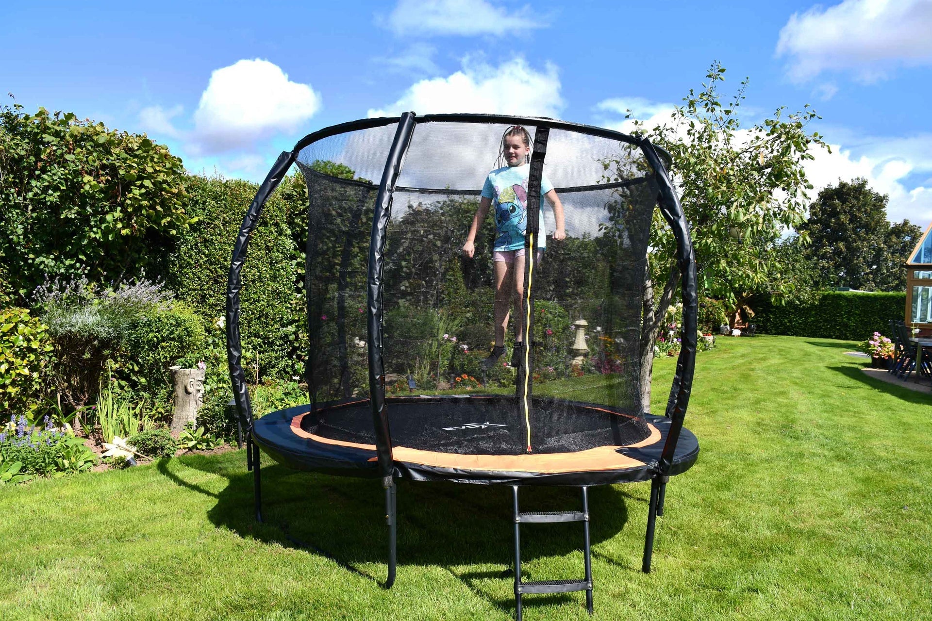 Evo-X 10ft Trampoline with Safety Zip Netted Enclosure