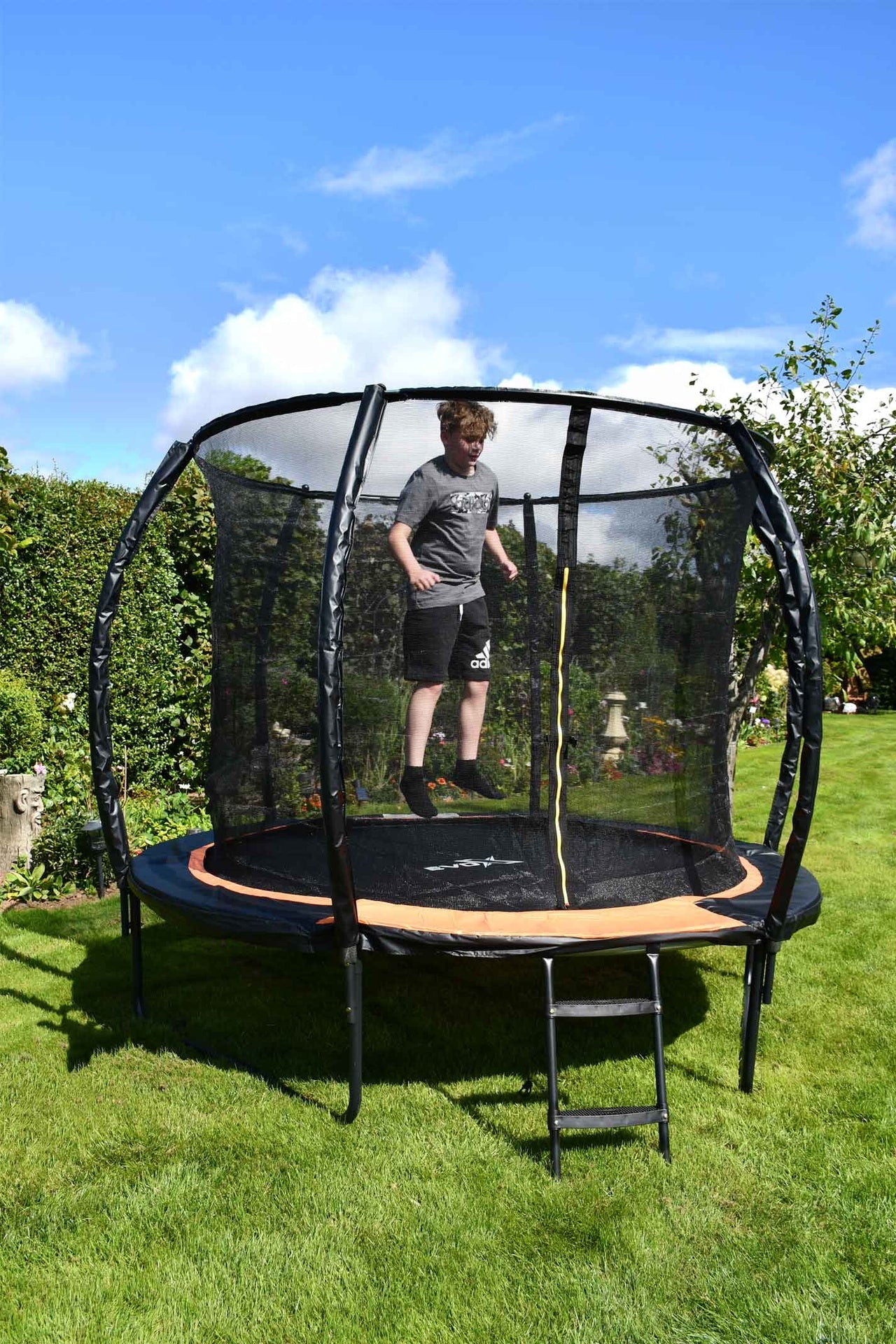 Evo-X 8ft Trampoline with Safety Zip Netted Enclosure 4