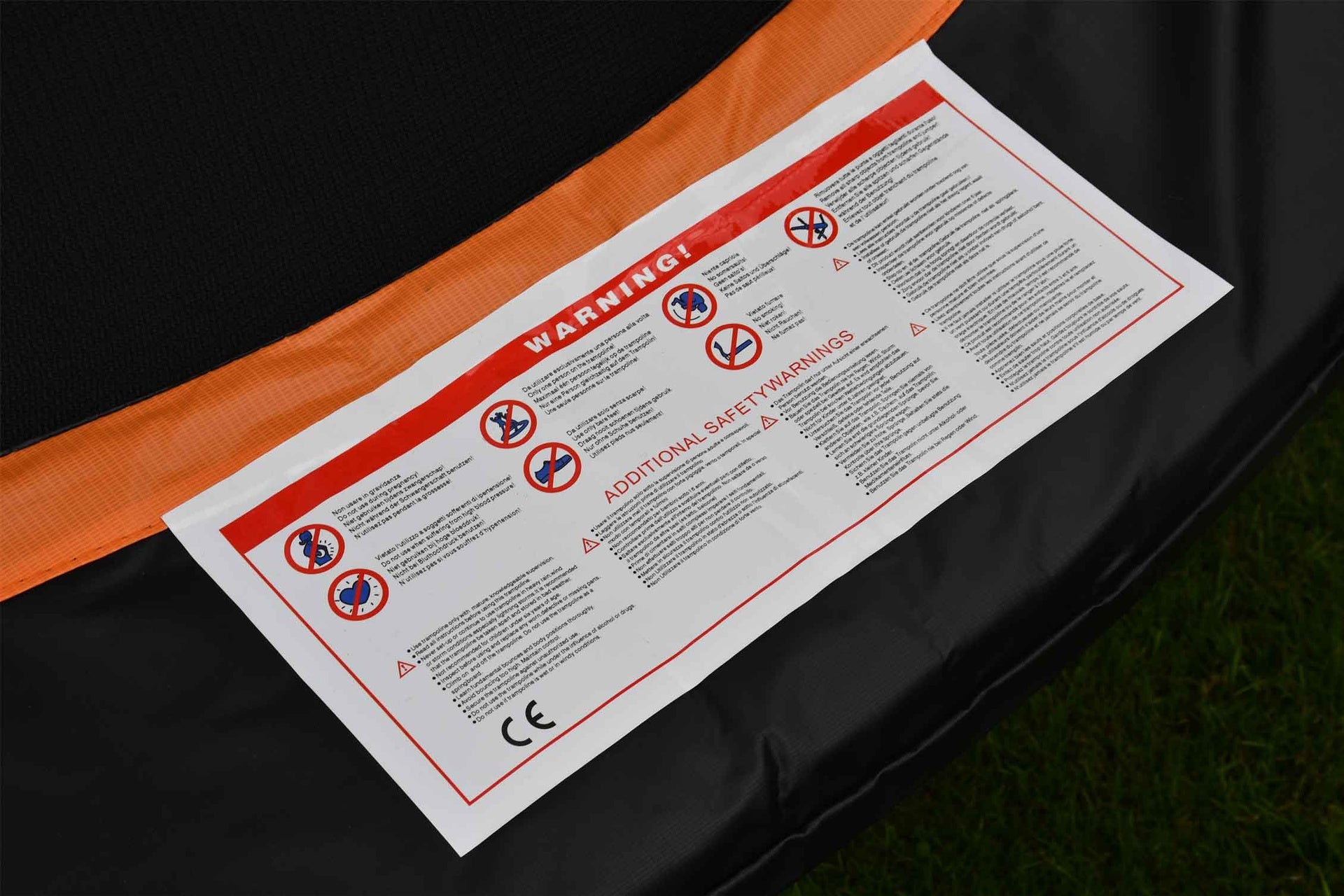 Evo-X 8ft Trampoline with Safety Zip Netted Enclosure 10