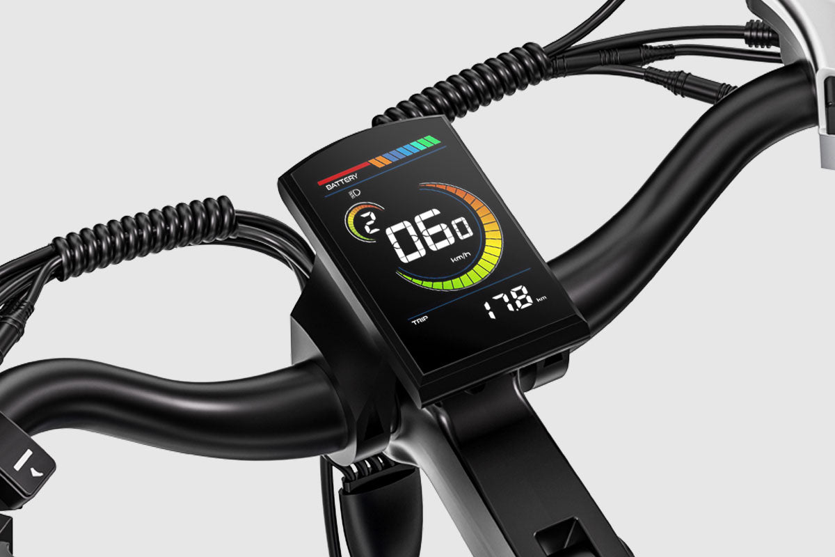 Vitilan L5 Electric Bike - display close up