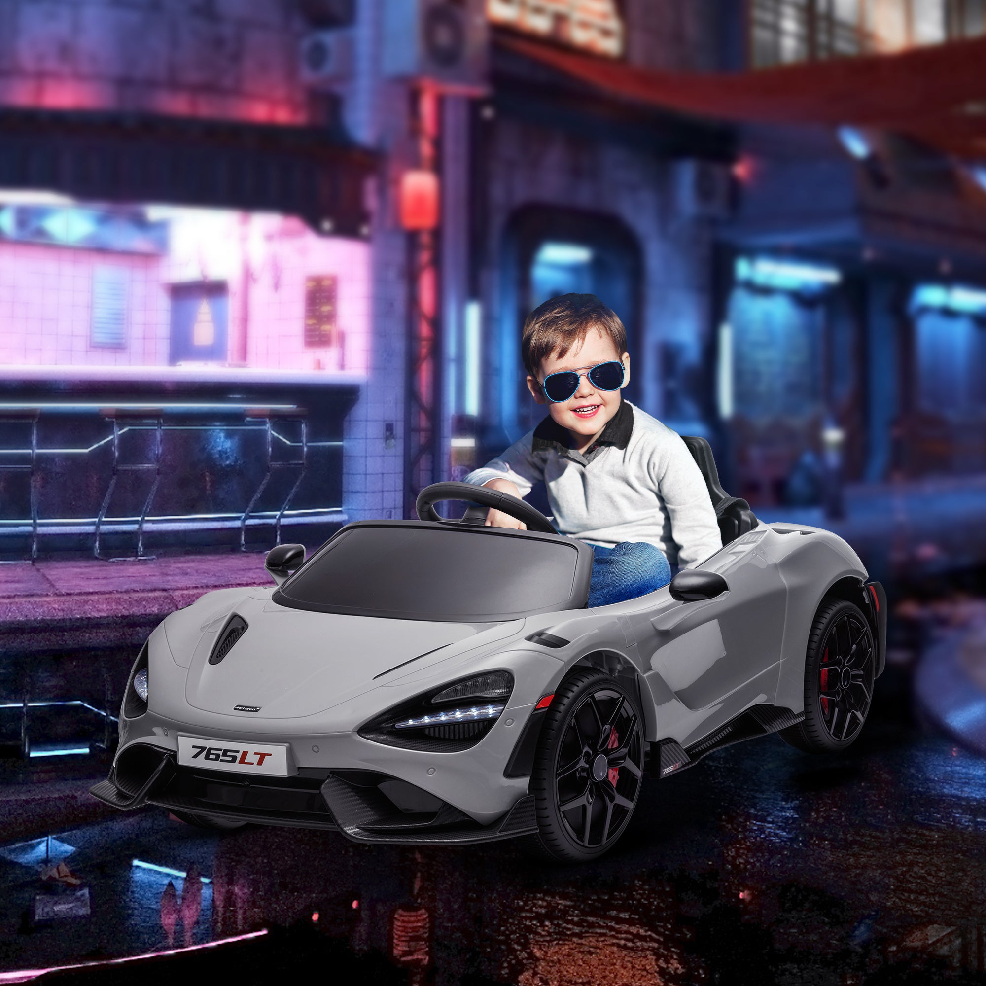 AIYAPLAY McLaren 765LT 12V Kids Ride-On Car