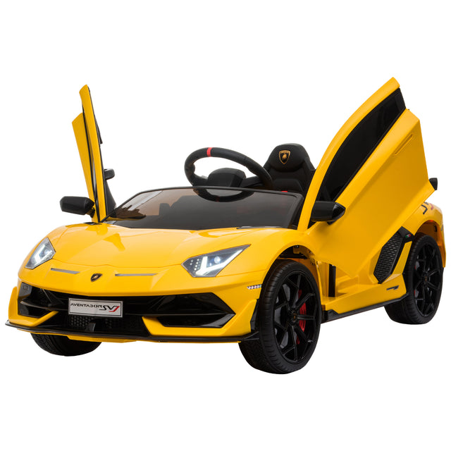 HOMCOM Lamborghini Aventador 12V Kids Ride-On Car
