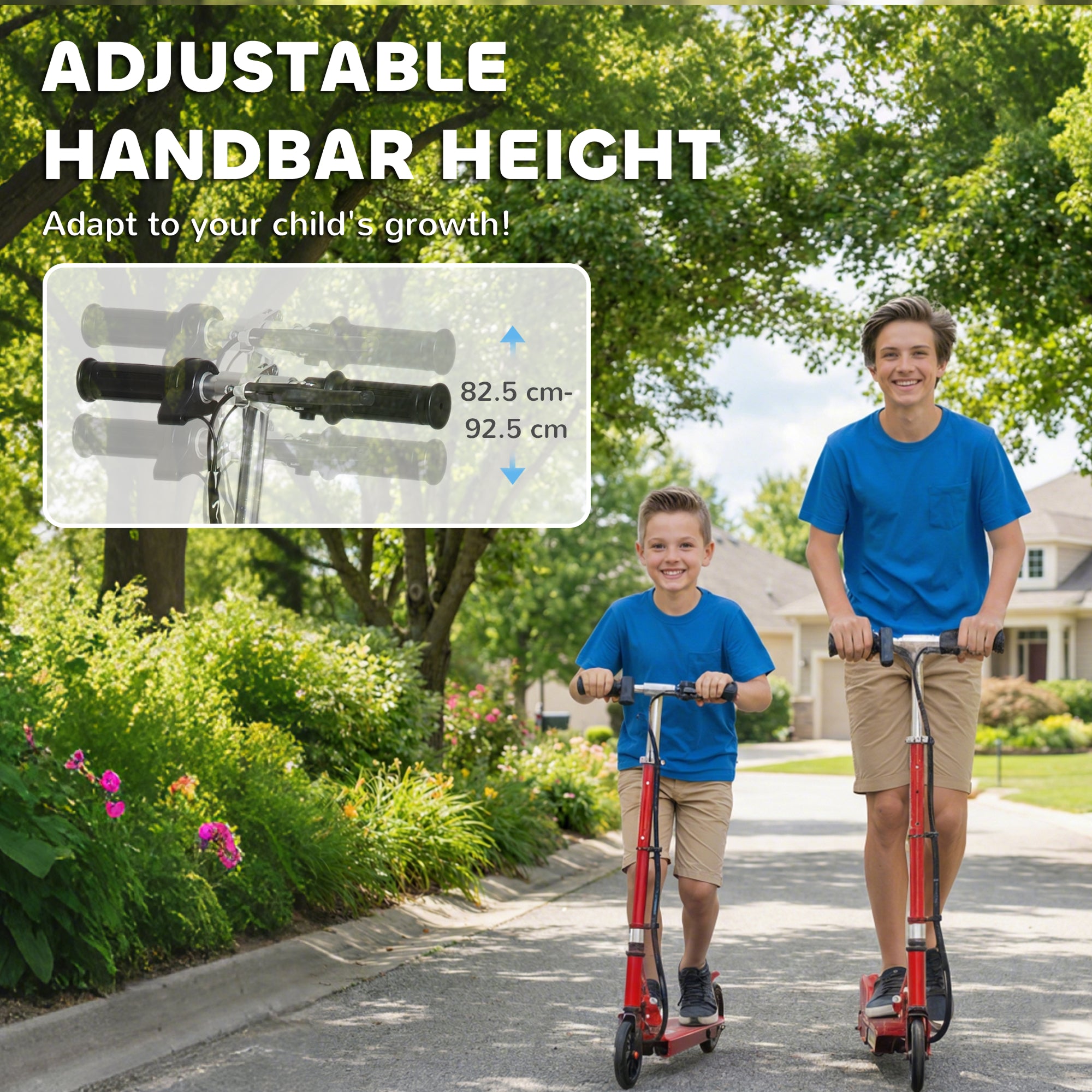HOMCOM Folding Kids Electric Scooter