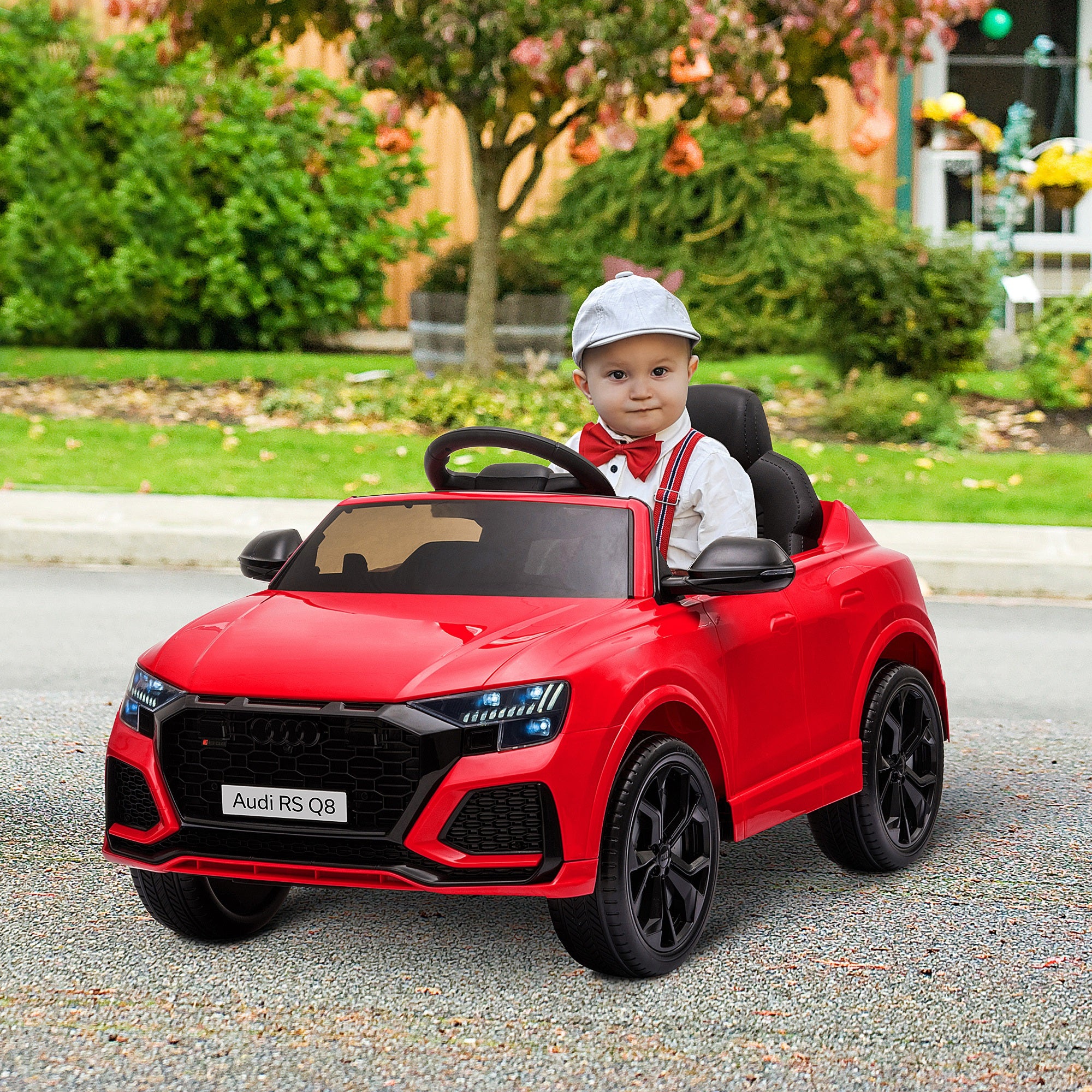 HOMCOM Audi RS Q8 6V Kids Ride-On Car - Red