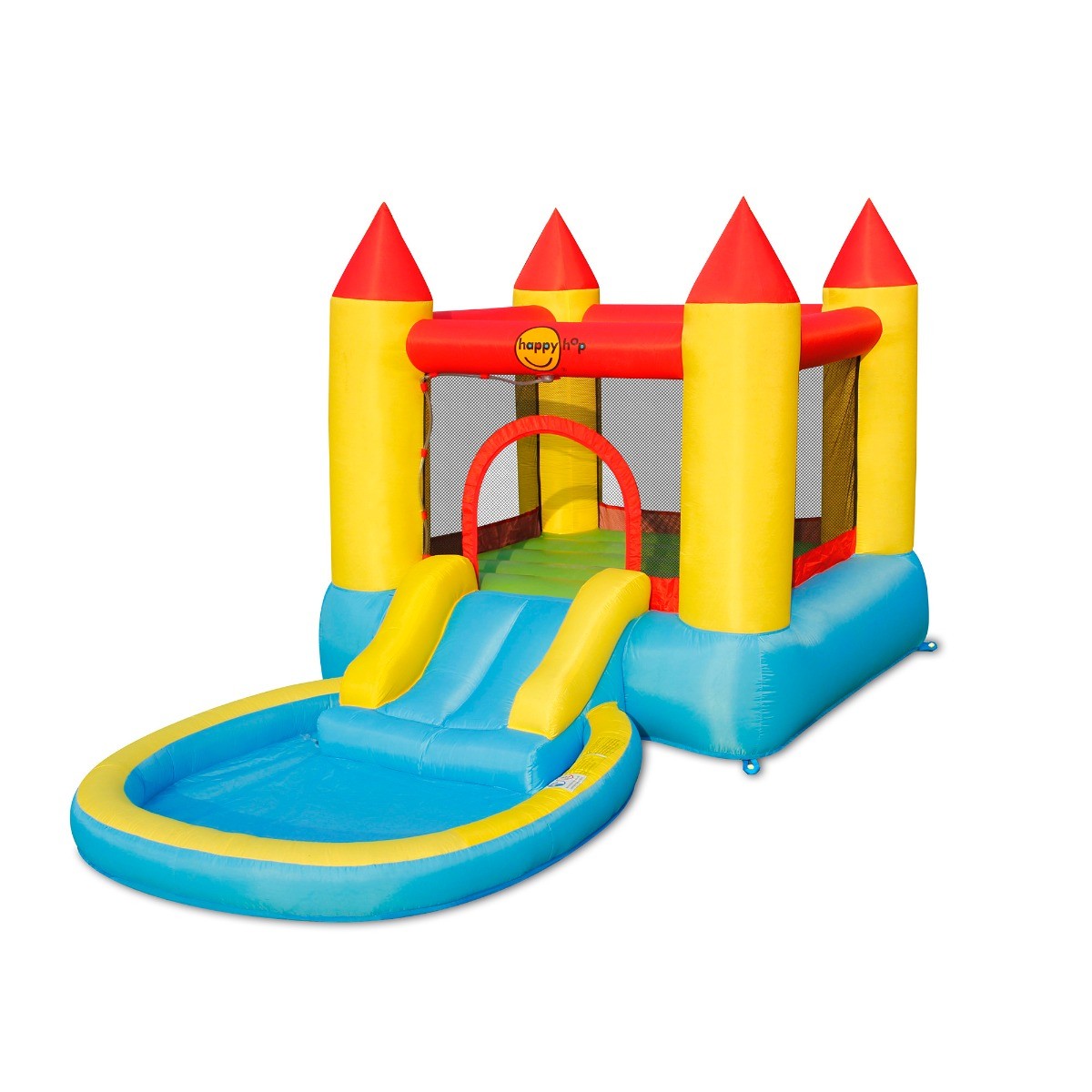 Happy Hop Bouncy Castle with Pool and Slide