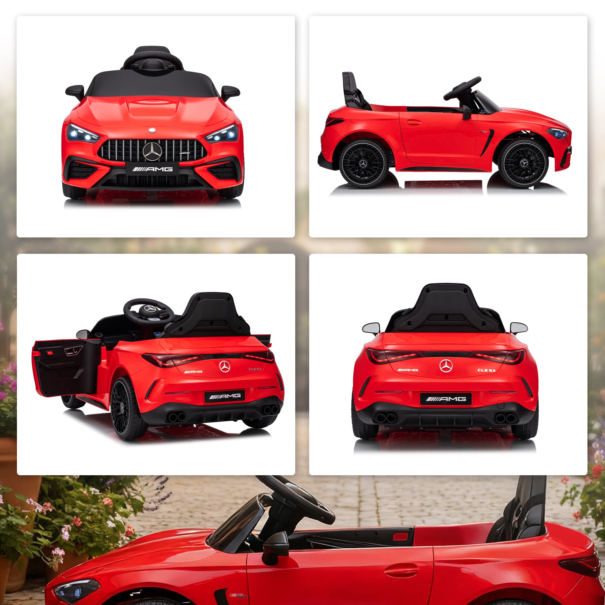 AIYAPLAY Mercedes-AMG 12V Kids Electric Ride-On Car