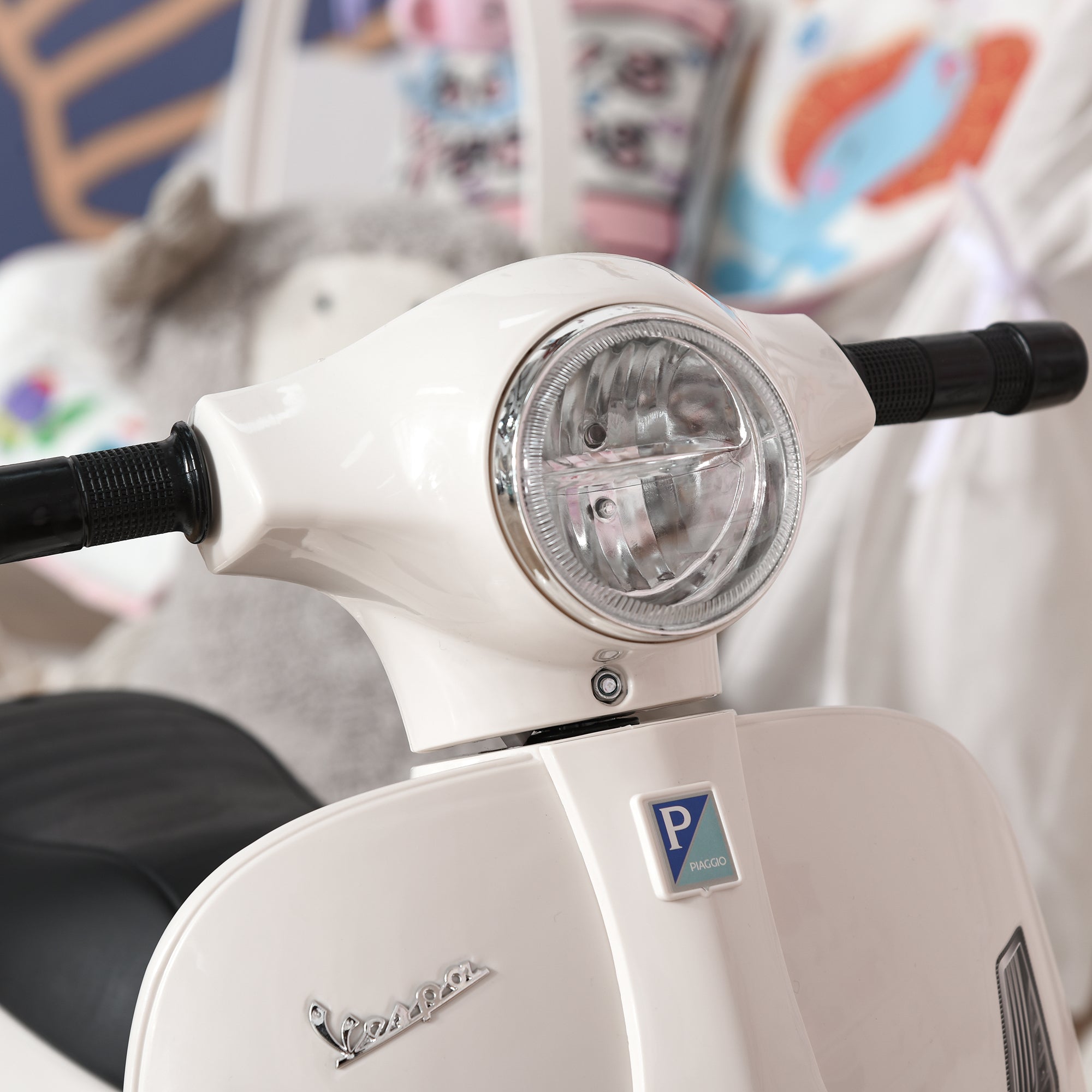 HOMCOM Vespa 6V Kids Electric Motorbike
