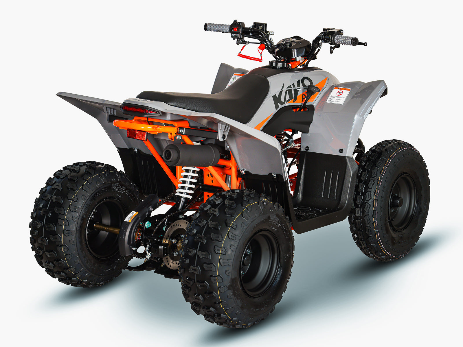 KAYO A110 Kids Petrol Quad Bike in Grey | view 5
