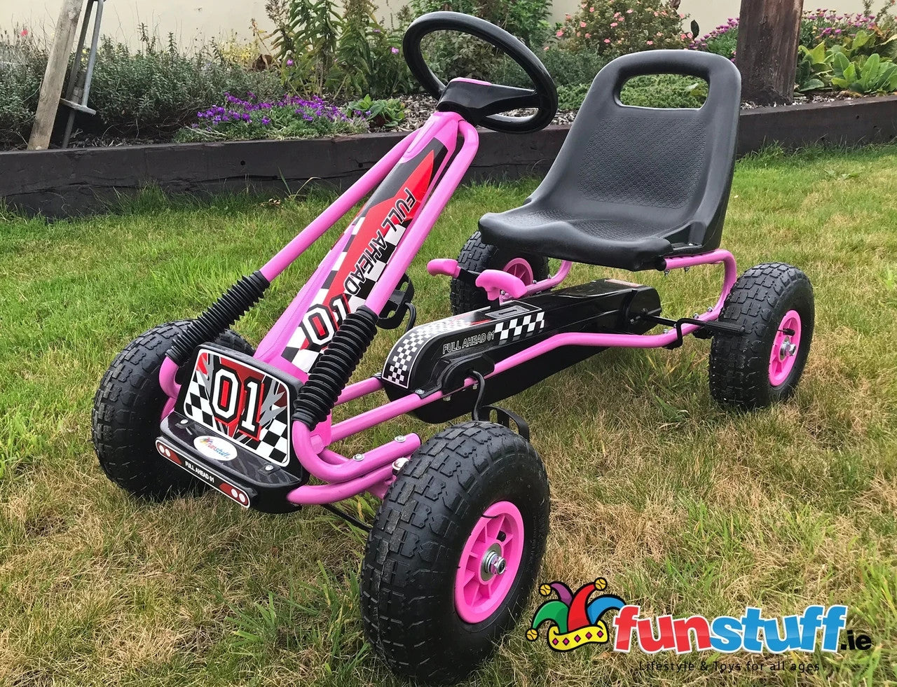 Zoom Pedal Go Kart - Pink