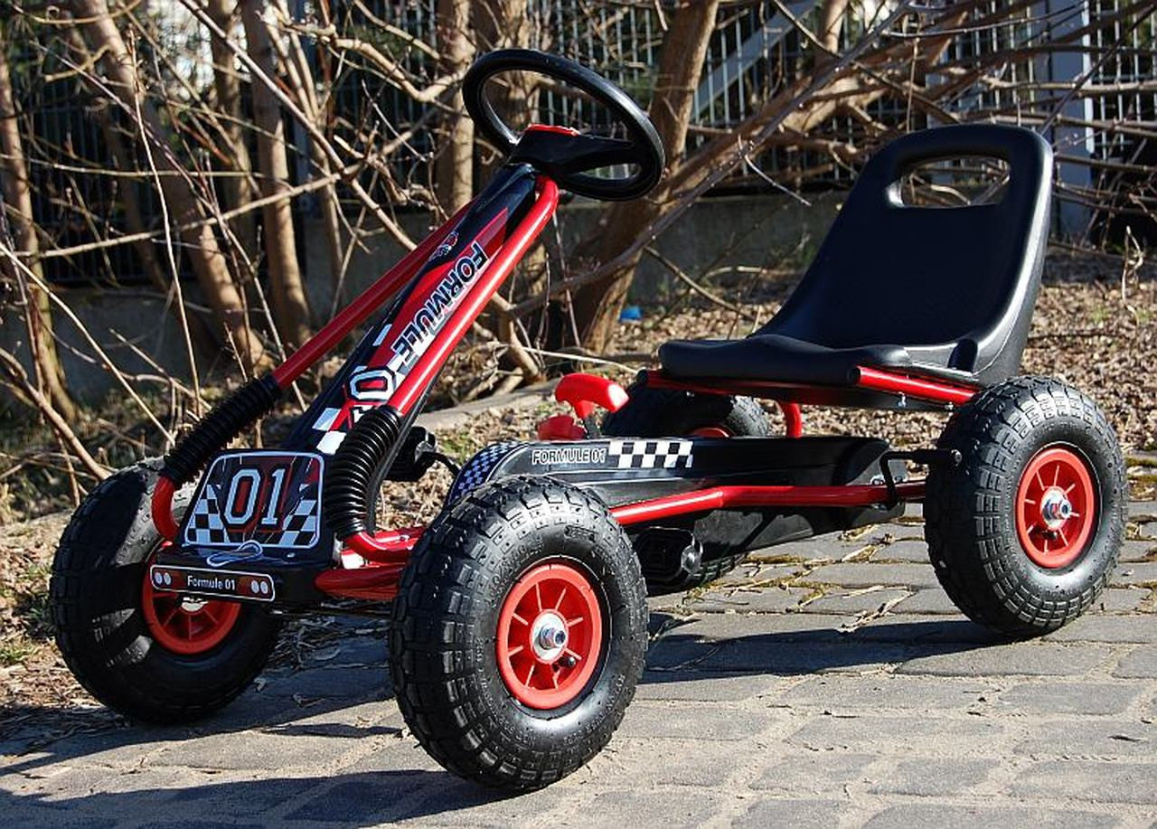 Zoom Pedal Go Kart - Red