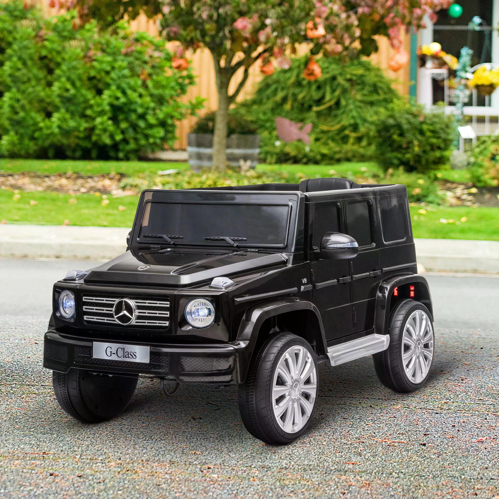 HOMCOM Mercedes-Benz G500 12V Kids Ride-On Car - Black