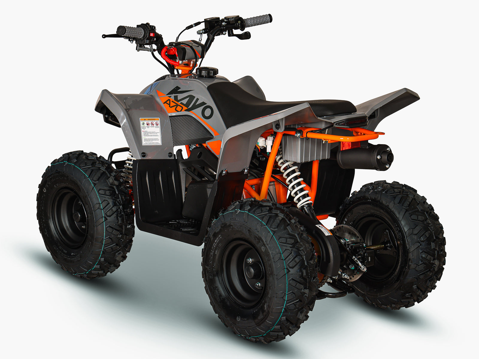 KAYO A70 Kids Petrol Quad Bike in Grey | view 6