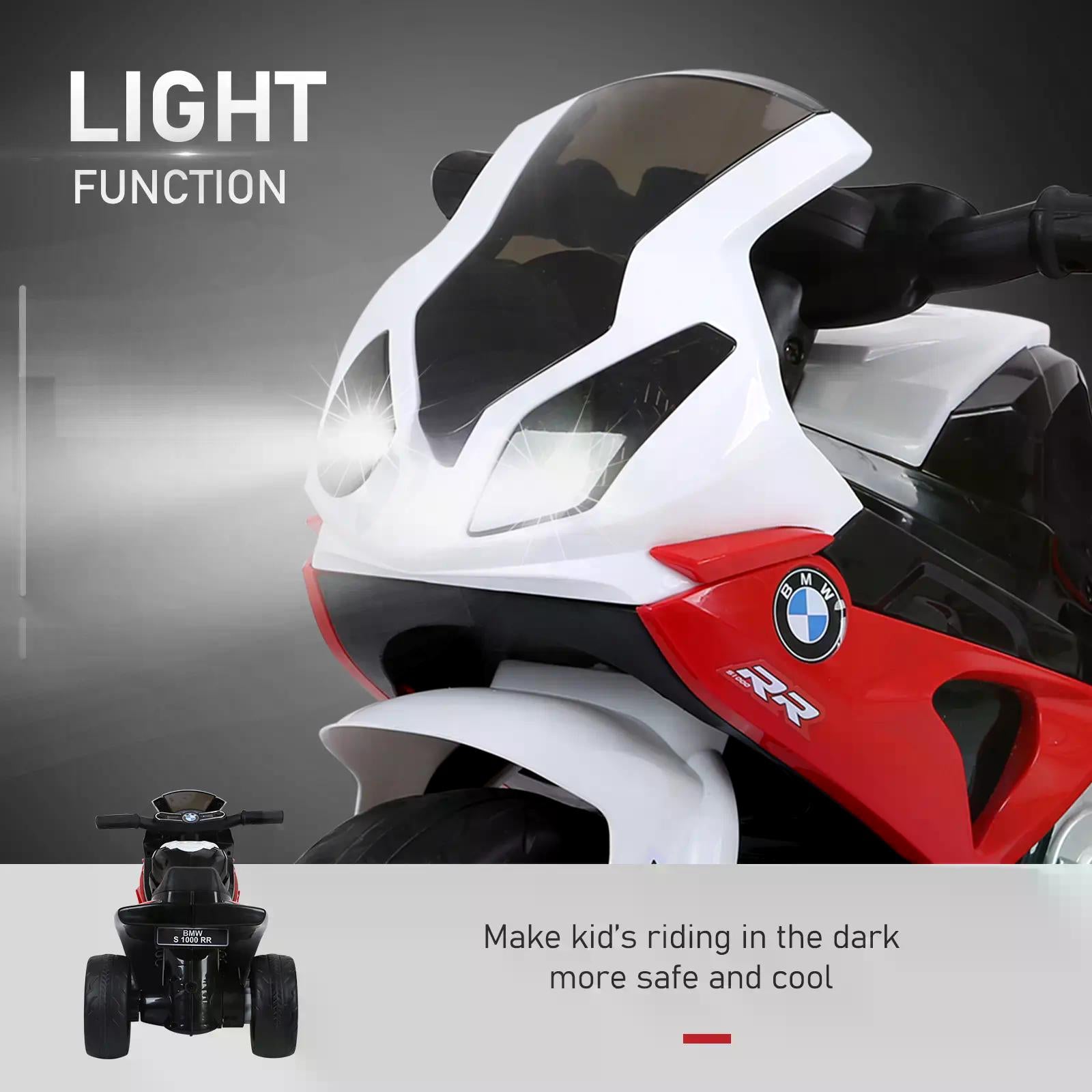 HOMCOM BMW 6V Kids Electric Motorbike - Red