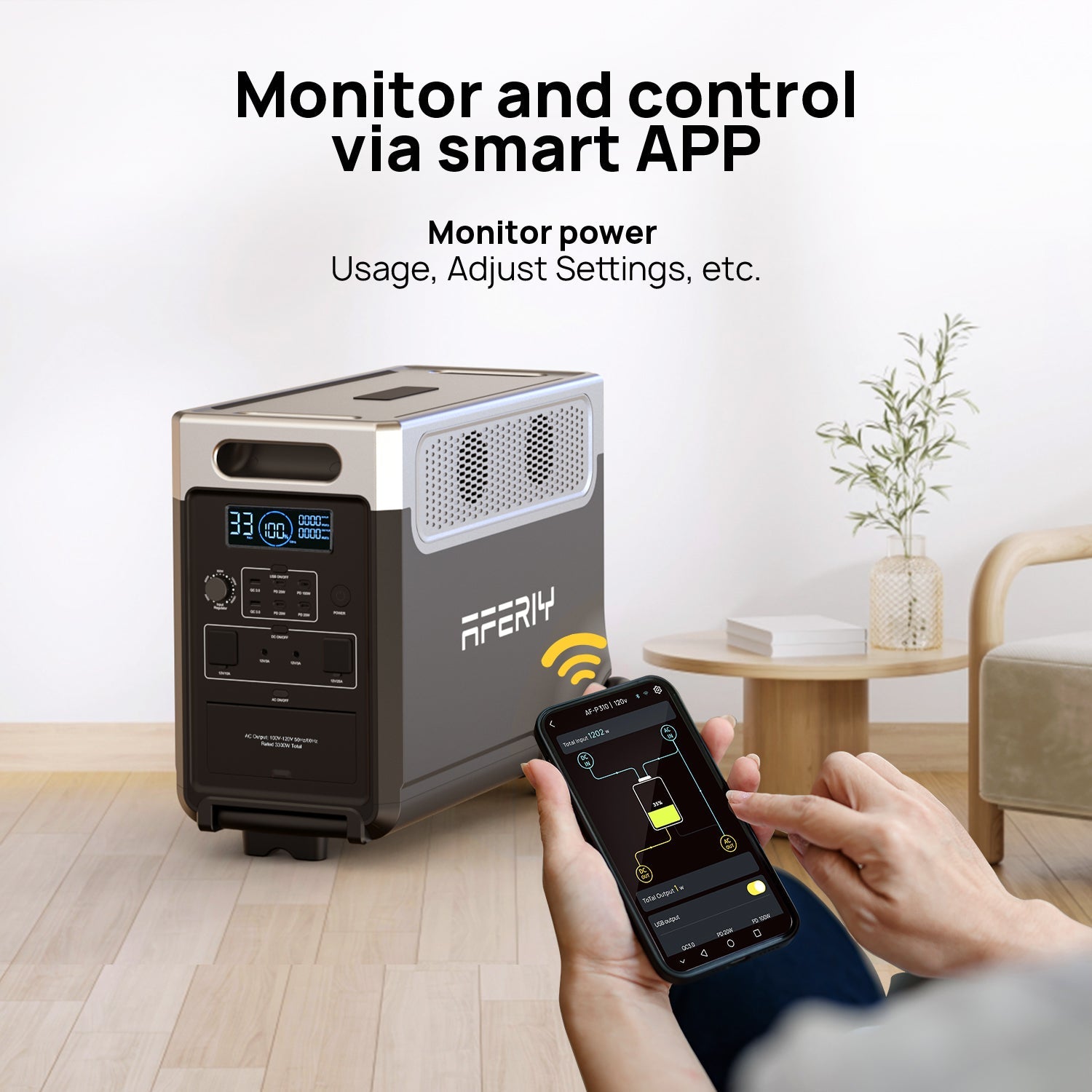 AFERIY P310 Expandable Portable Power Station 3600W 3840Wh product image 3