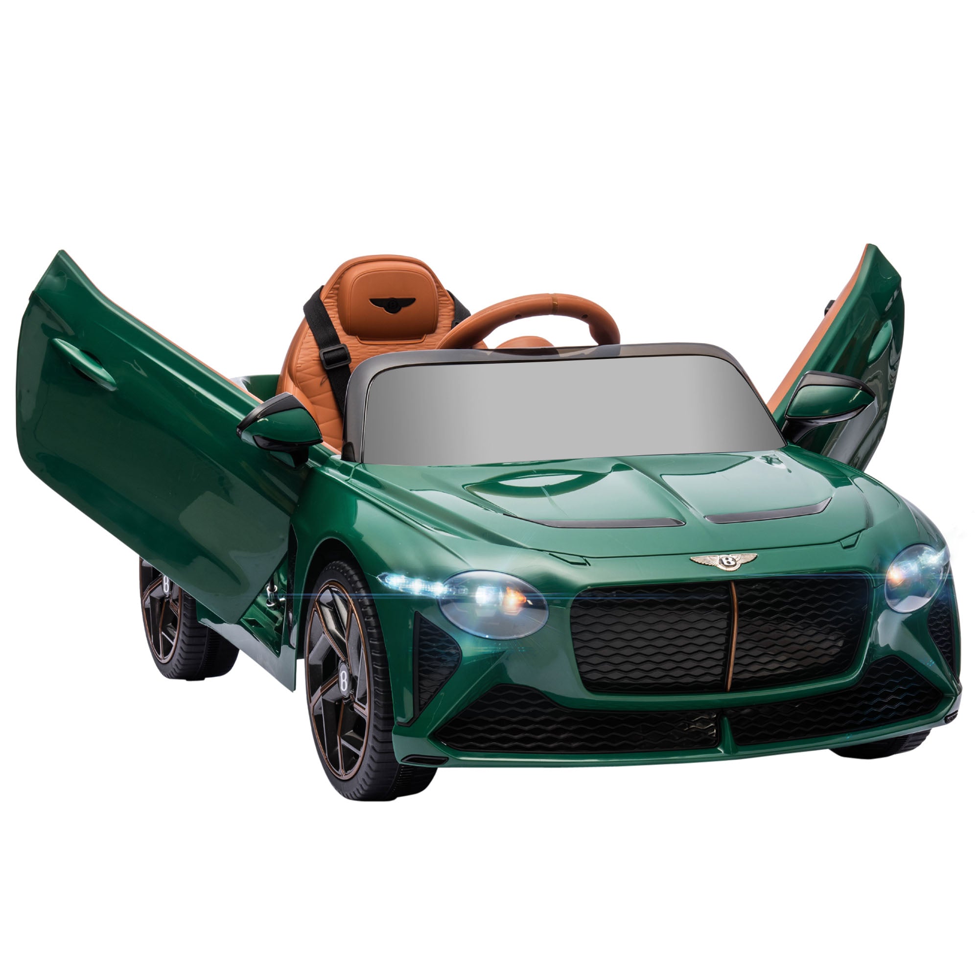 HOMCOM Bentley Bacalar 12V Kids Ride-On Car - Green