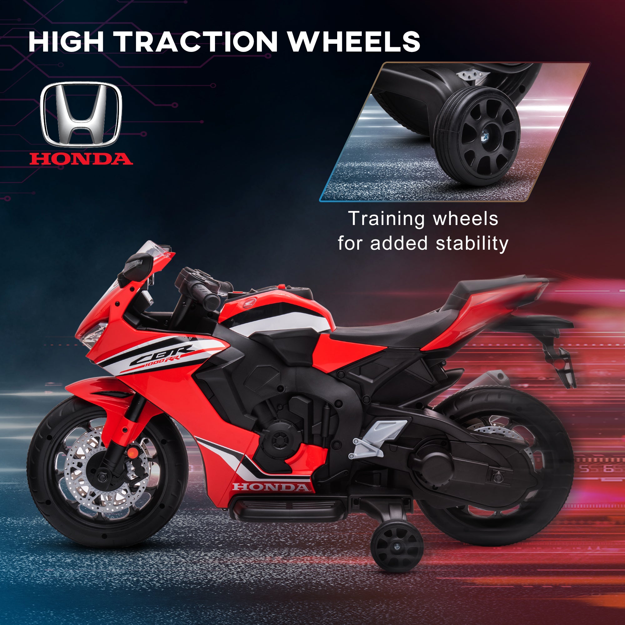 HOMCOM Honda 6V Kids Electric Motorbike
