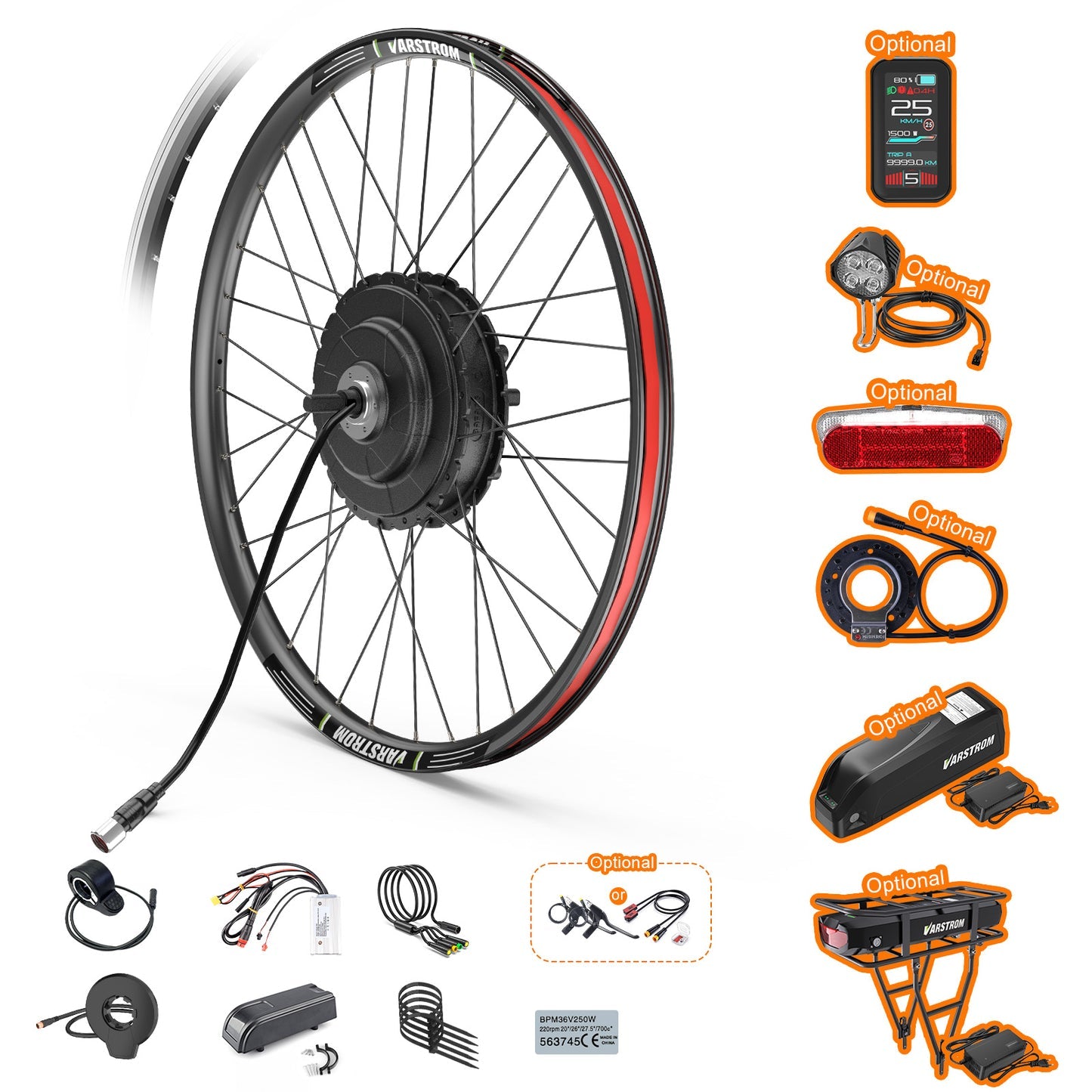 Bafang G090 48V 750W Rear Hub Electric Bike Conversion Kit