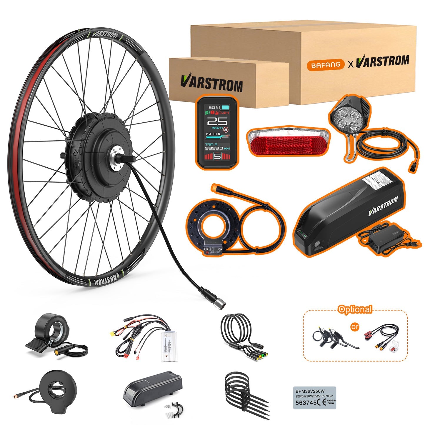 Bafang G090 48V 750W Rear Hub Electric Bike Conversion Kit