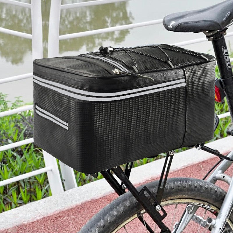 Rear Seat Bike Bag Waterproof Rack Pack with Rain cover 2