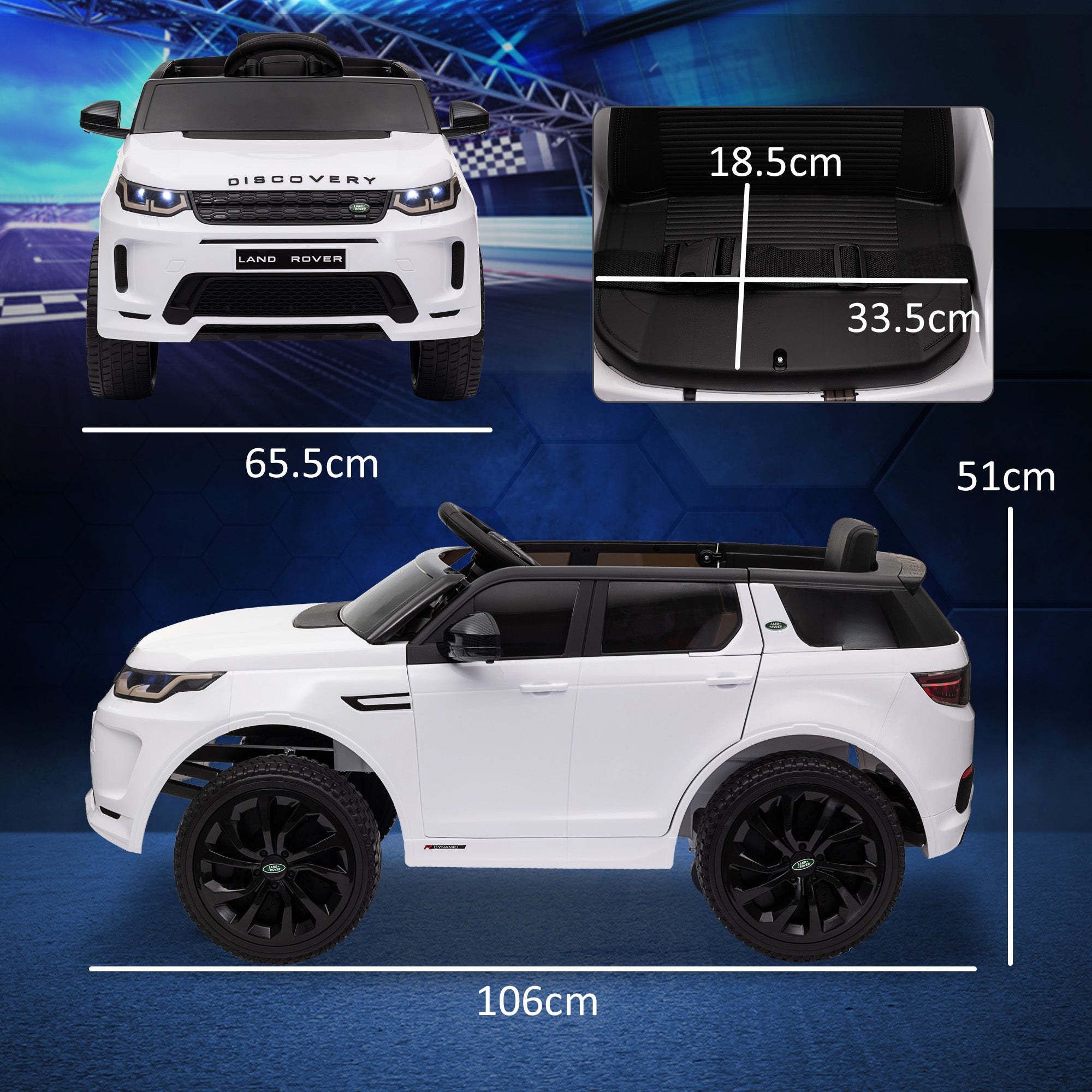 AIYAPLAY Land Rover Discovery Sport 12V Kids Ride-On Car