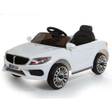 Funstuff BMW-Style 12V Electric Ride-On Coupe - White