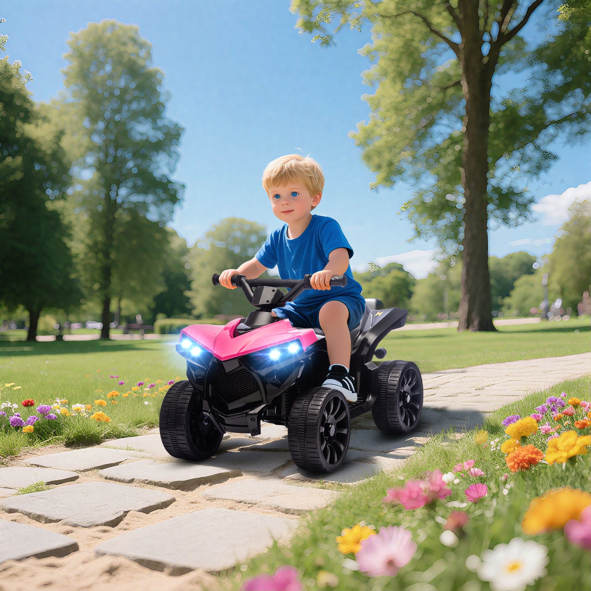 AIYAPLAY 6V Kids Electric ATV Ride-On