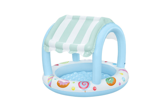 Bestway Sweet Shoppe Shaded Kiddie Pool kids paddling pool