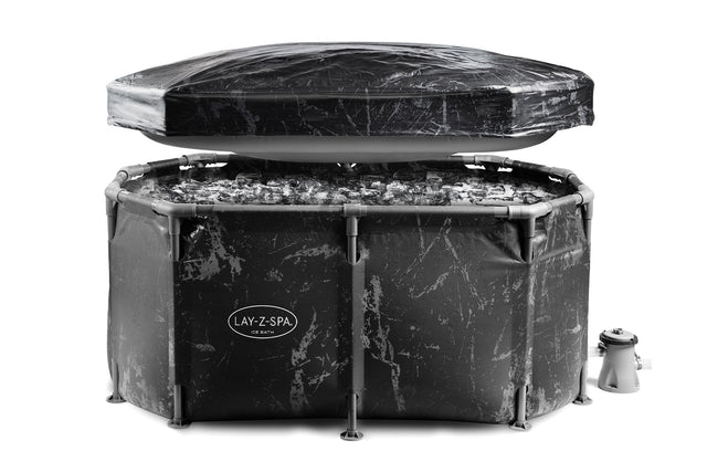 Lay-Z-Spa Glacial Dip Tub ice bath with pump and cover