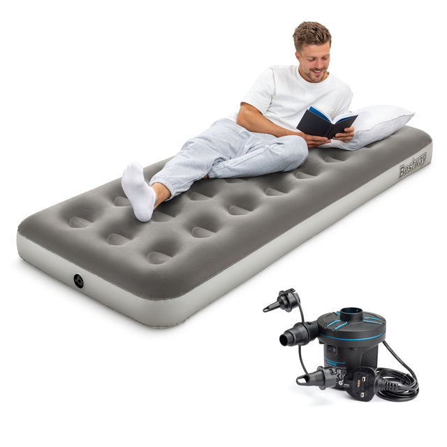 Bestway Air Mattress Jr. Twin with Handheld AC Pump