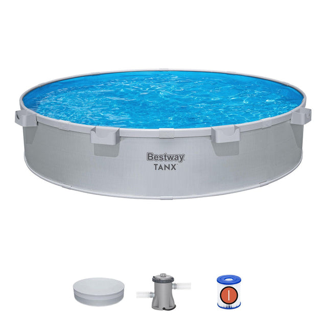 Bestway 10' x 24" TANX Round Pool Set above ground pool