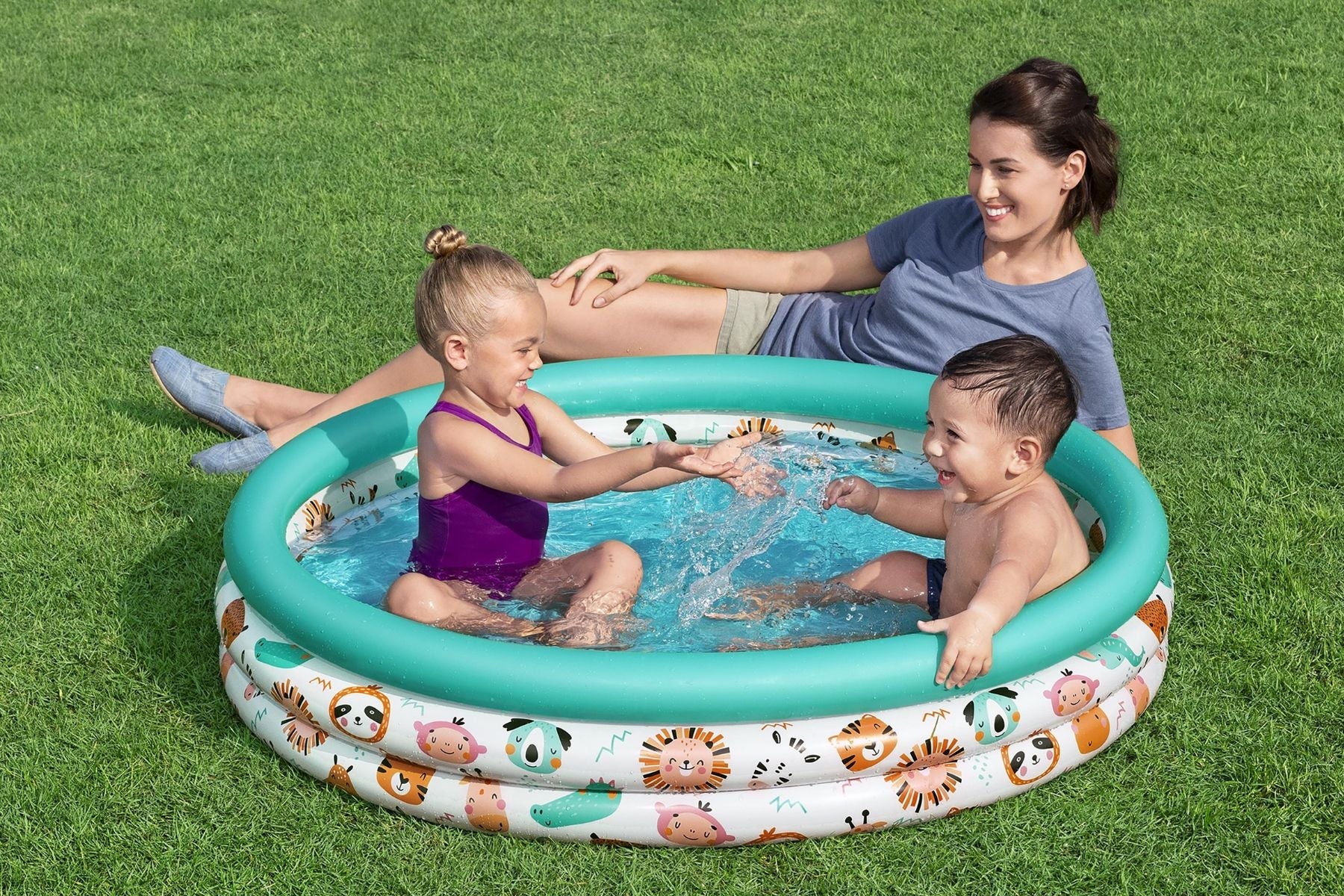 Bestway 48" x 10" Safari Pals Kids Pool - Bestway manufacturer image 3