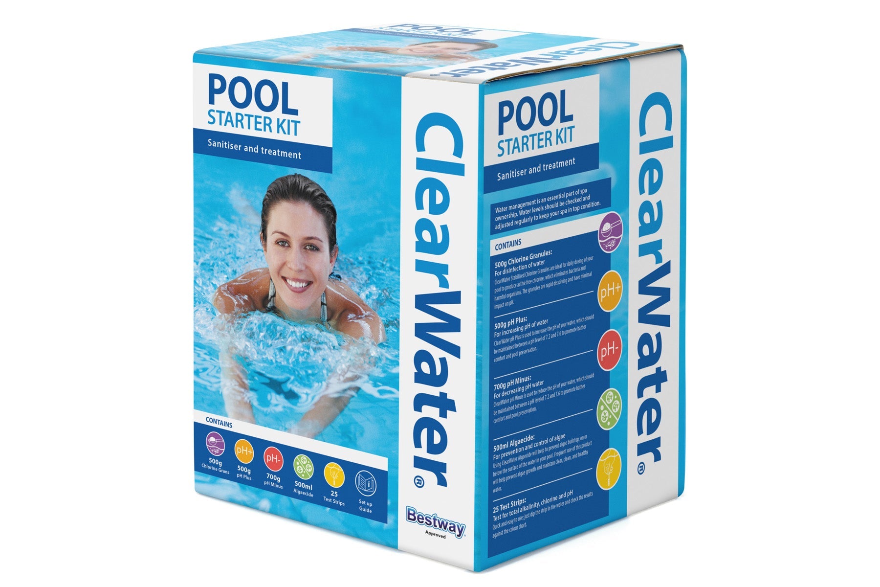 Clearwater Half Size Pool Starter Kit