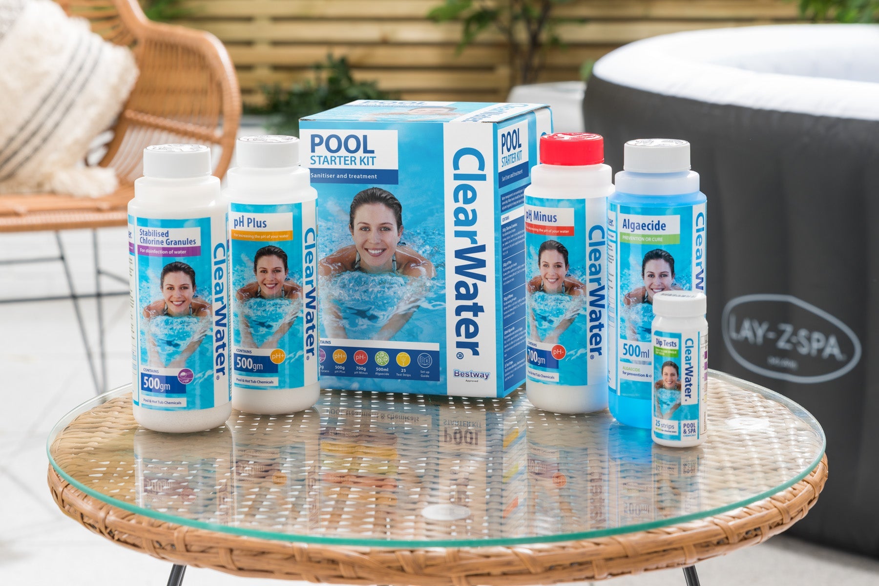 Clearwater Half Size Pool Starter Kit