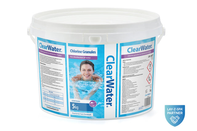 Clearwater 5kg Chlorine Gran - Pail