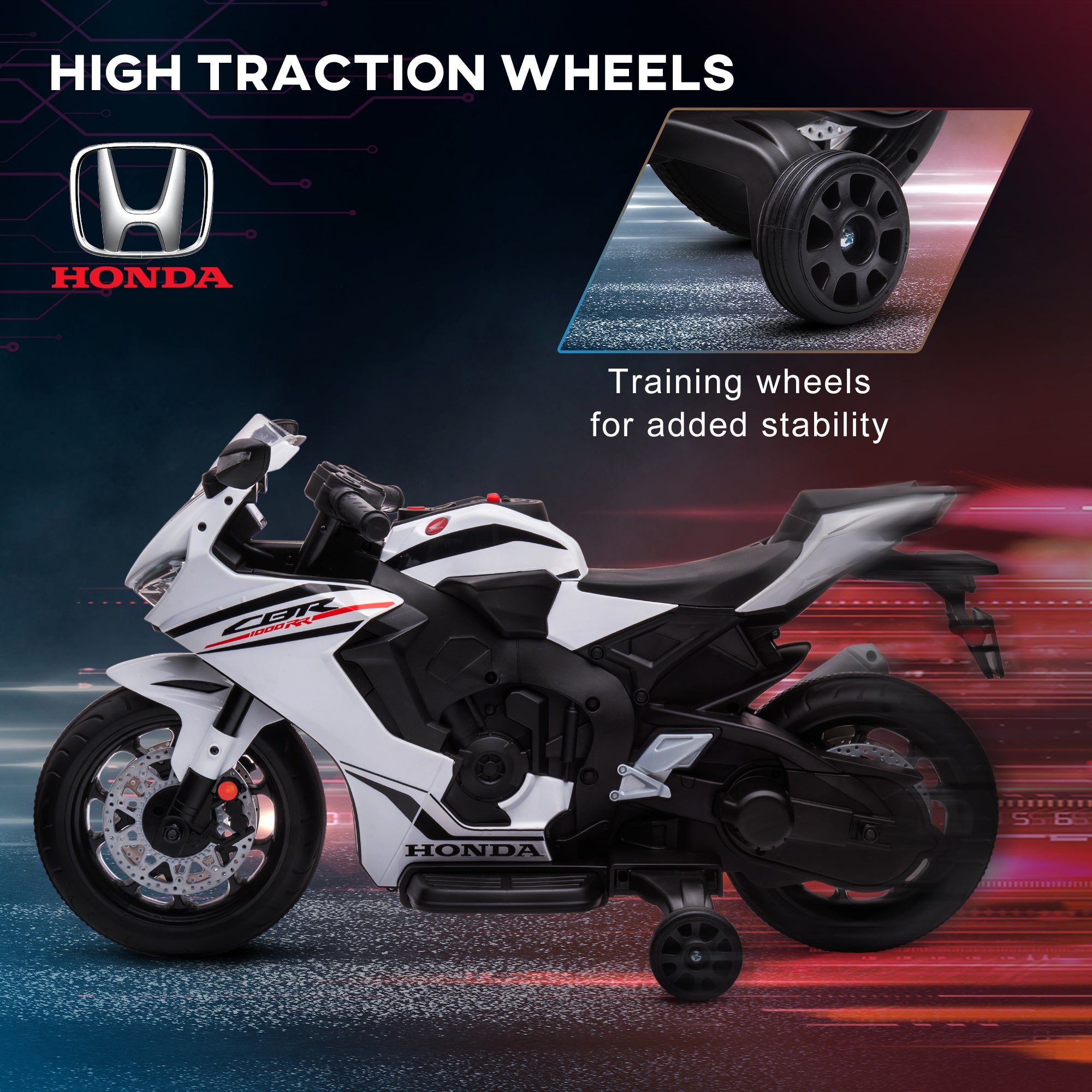 HOMCOM Honda 6V Kids Electric Motorbike