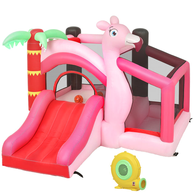AIYAPLAY Bounce House with Ball Pit & Basketball Hoop