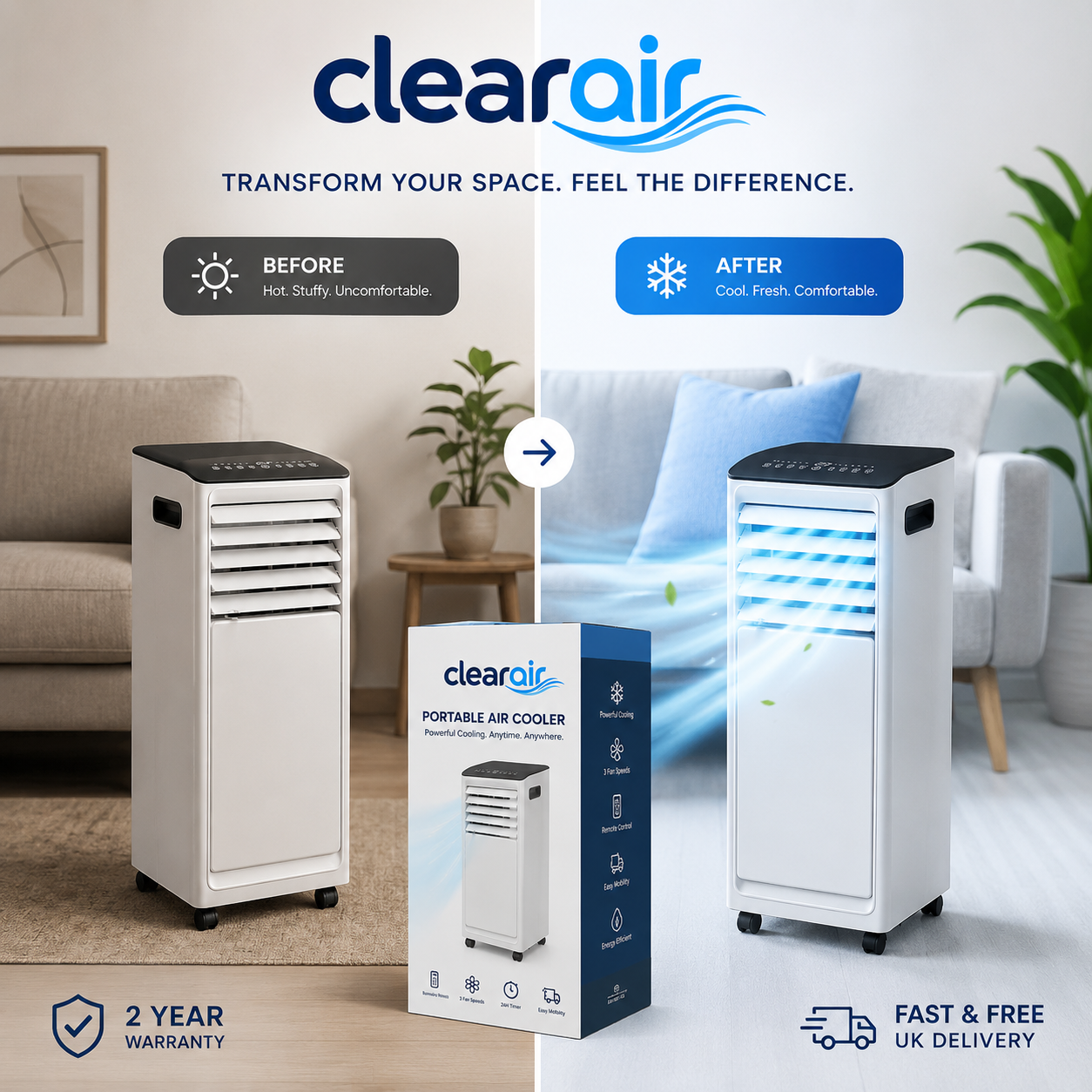 ClearAir™ Portable Air Conditioner 2