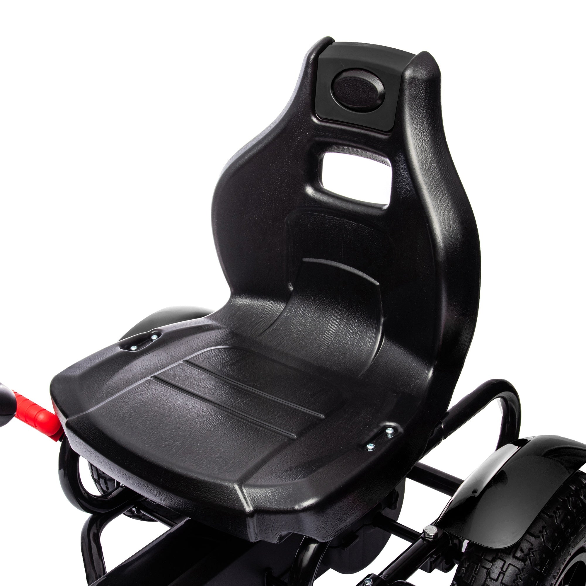 HOMCOM Kids Go Kart Adjustable Seat Inflatable Tyres