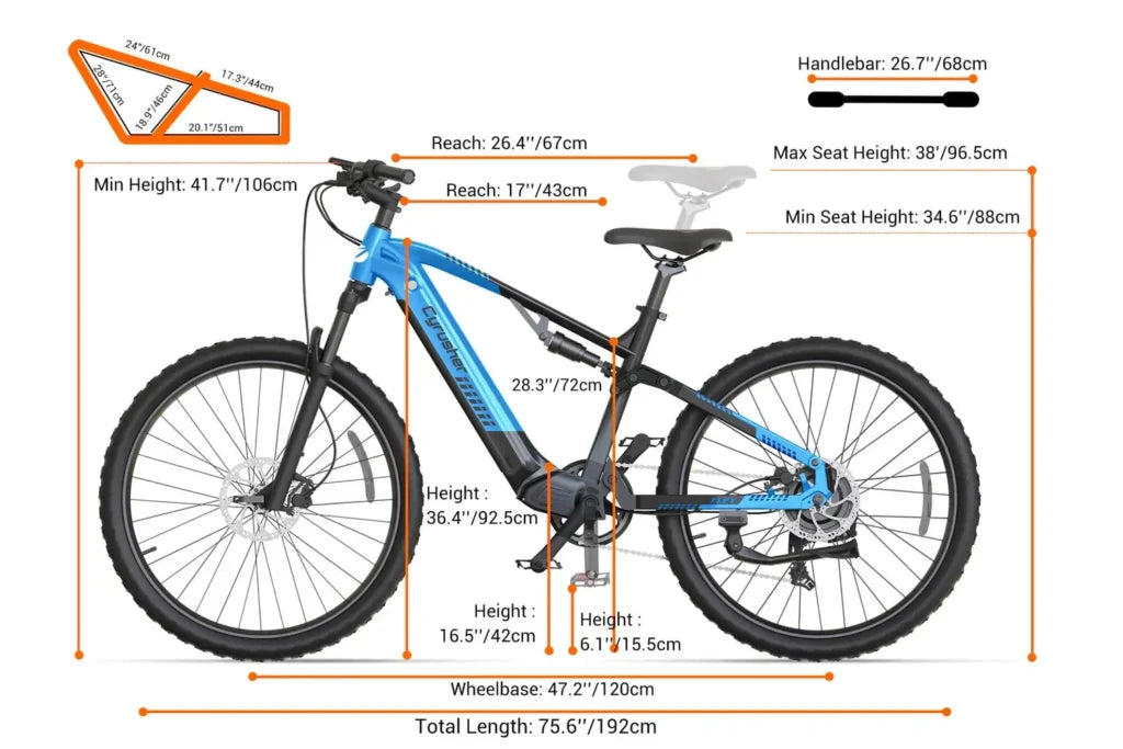 Cyrusher Flex Electric Mountain Bike 9