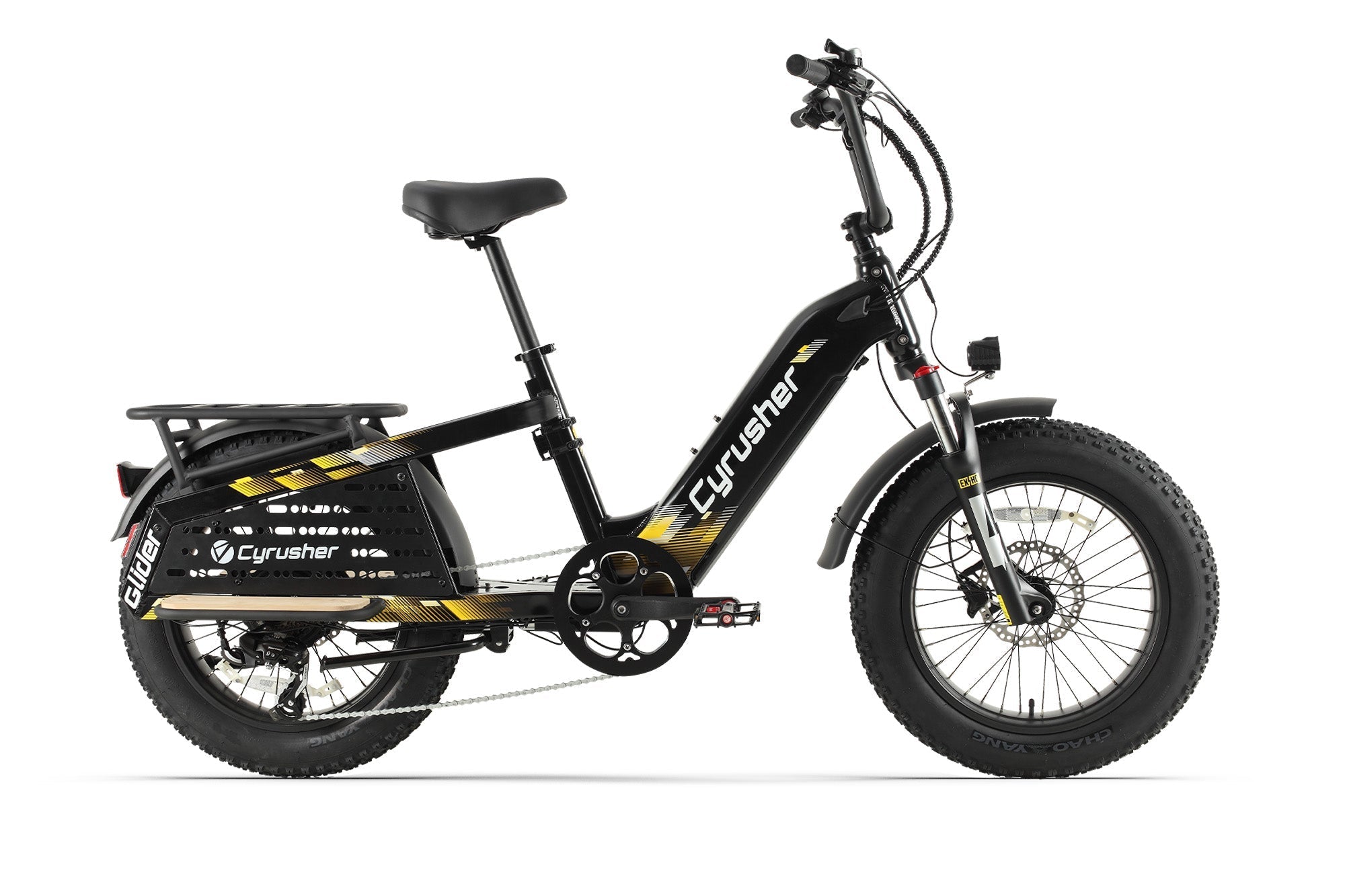 Cyrusher Glider Cargo Electric Bike - Black