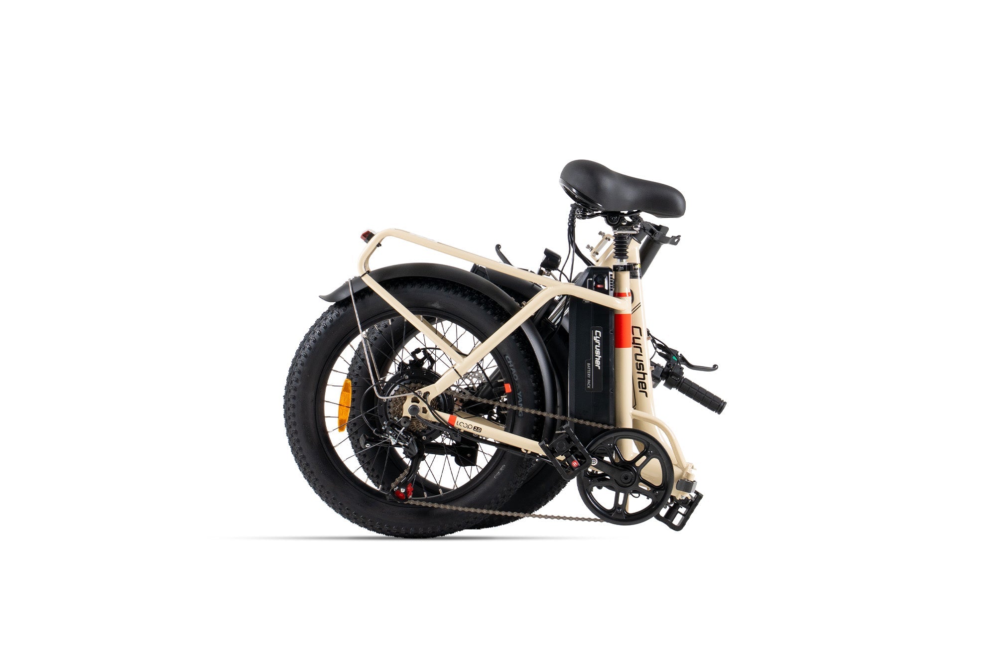 Cyrusher Loop 2.0 beige fat tyre e-bike